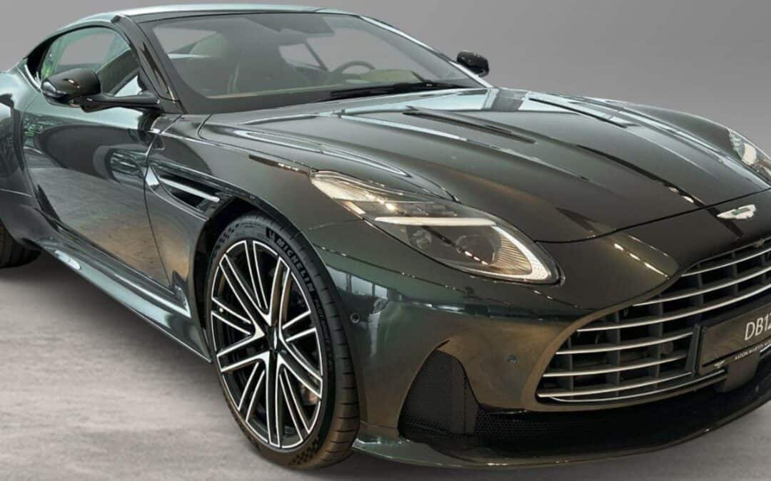 Aston Martin DB12 Minotaur Green Oxford Tan Bowers &…