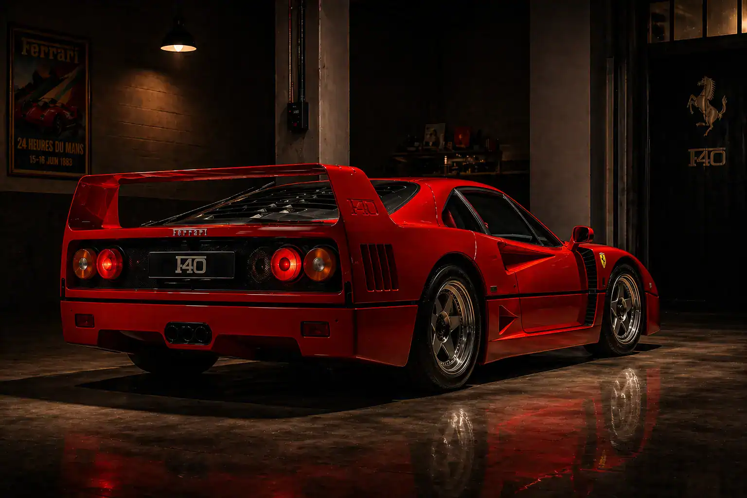 ferrari f40 canal hypercars